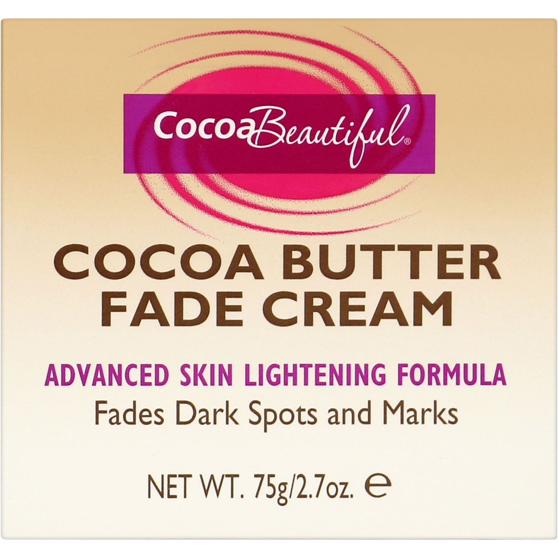 Cocoa Beautiful Fade Cream package for dark spot reduction.