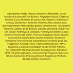 Brazilian Coco Whipped Bum, Bust & Body Cream ingredient list.