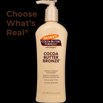 Cocoa Butter Bronze® gradual tanning moisturizer pump-top bottle.