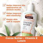Palmer's Cocoa Butter Massage Lotion for Pregnancy Stretch Marks bottle.