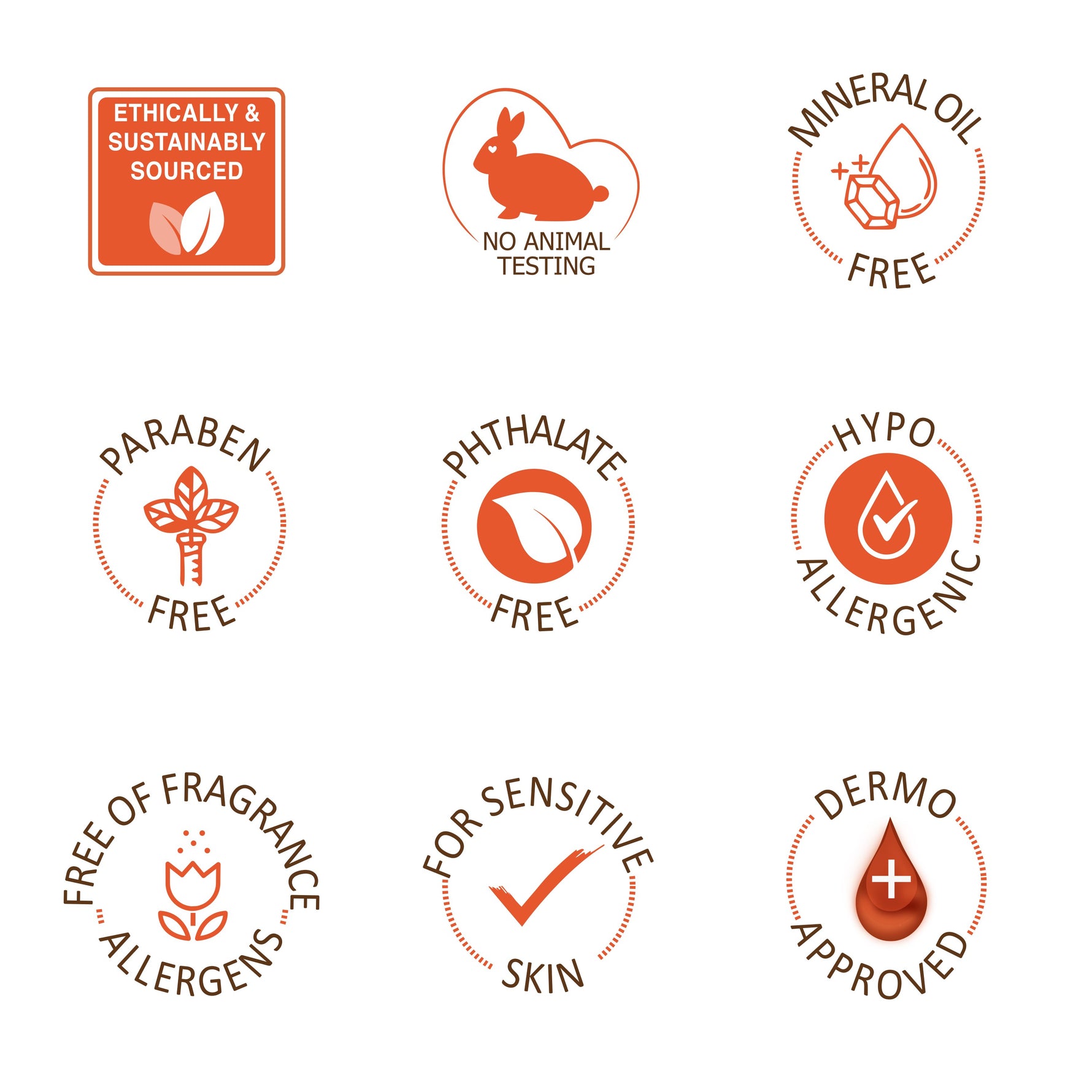 Cocoa Butter Massage Cream for Stretch Marks with ethical and allergy-friendly badges.