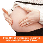 Cocoa Butter Tummy Butter for Pregnancy Stretch Marks demonstration.