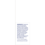 Product label with ingredients list on a white background