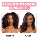 Rosemary Mint Strengthening Pack transforms frizzy hair to smooth, shiny.