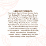 Cocoa Butter Baby Lotion ingredient panel in English and Spanish.