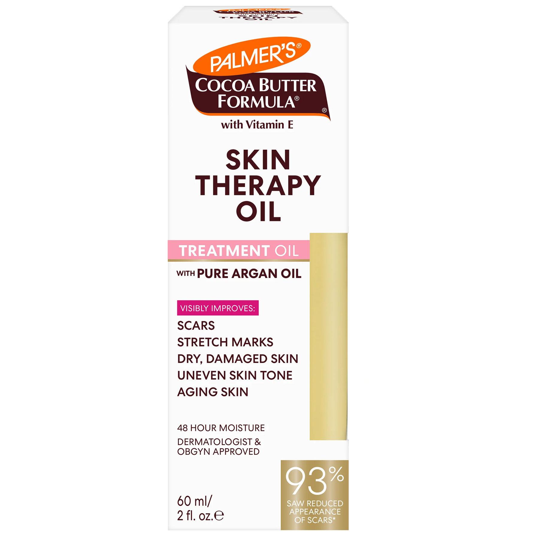 Palmer's Cocoa Butter Formula Skin Therapy Oil packaging on a white background