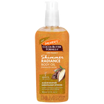 Palmer's Cocoa Butter Formula Shimmer Radiance Body Oil bottle on a white background