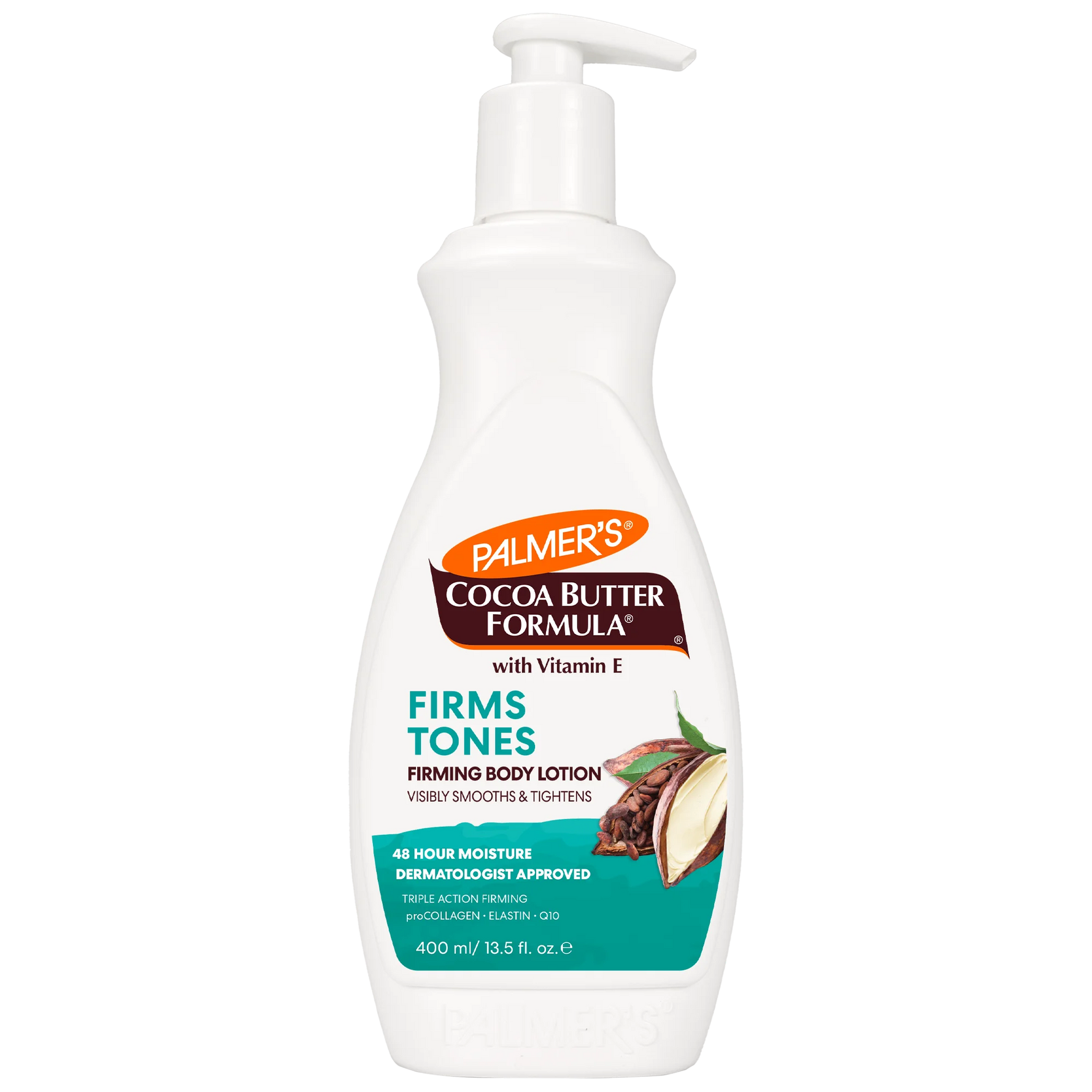 Palmer's Cocoa Butter Formula lotion bottle on a white background