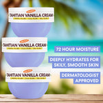 Palmer’s Tahitian Vanilla Moisture Drenching Whipped Body Cream tubs.