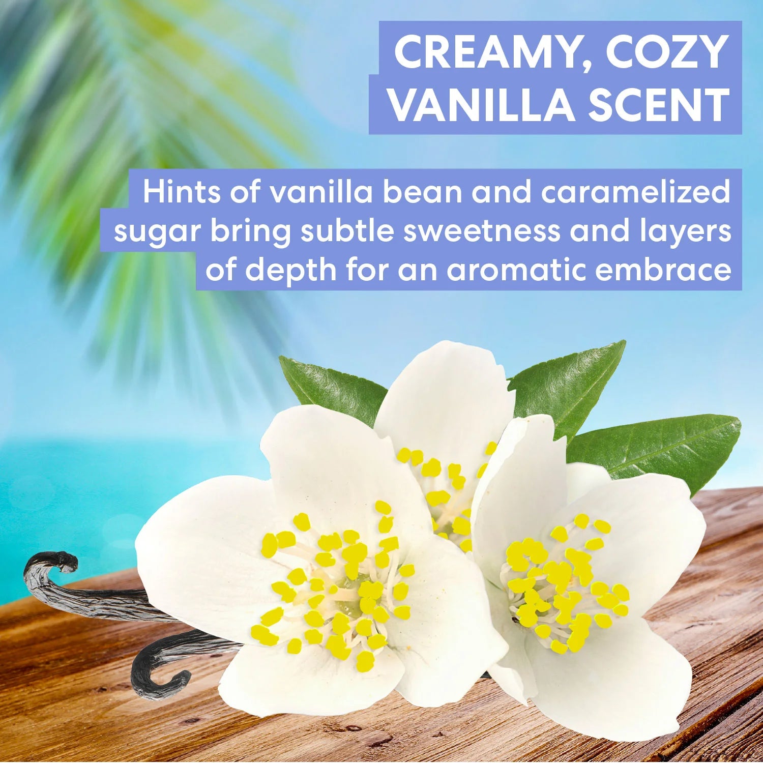 Tahitian Vanilla Moisture Drenching Whipped Body Cream, vanilla scent.