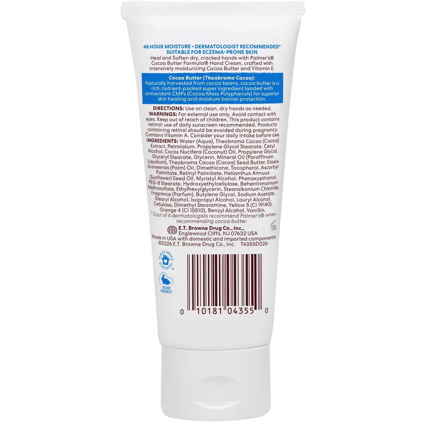Heals & Softens Cocoa Butter Hand Cream