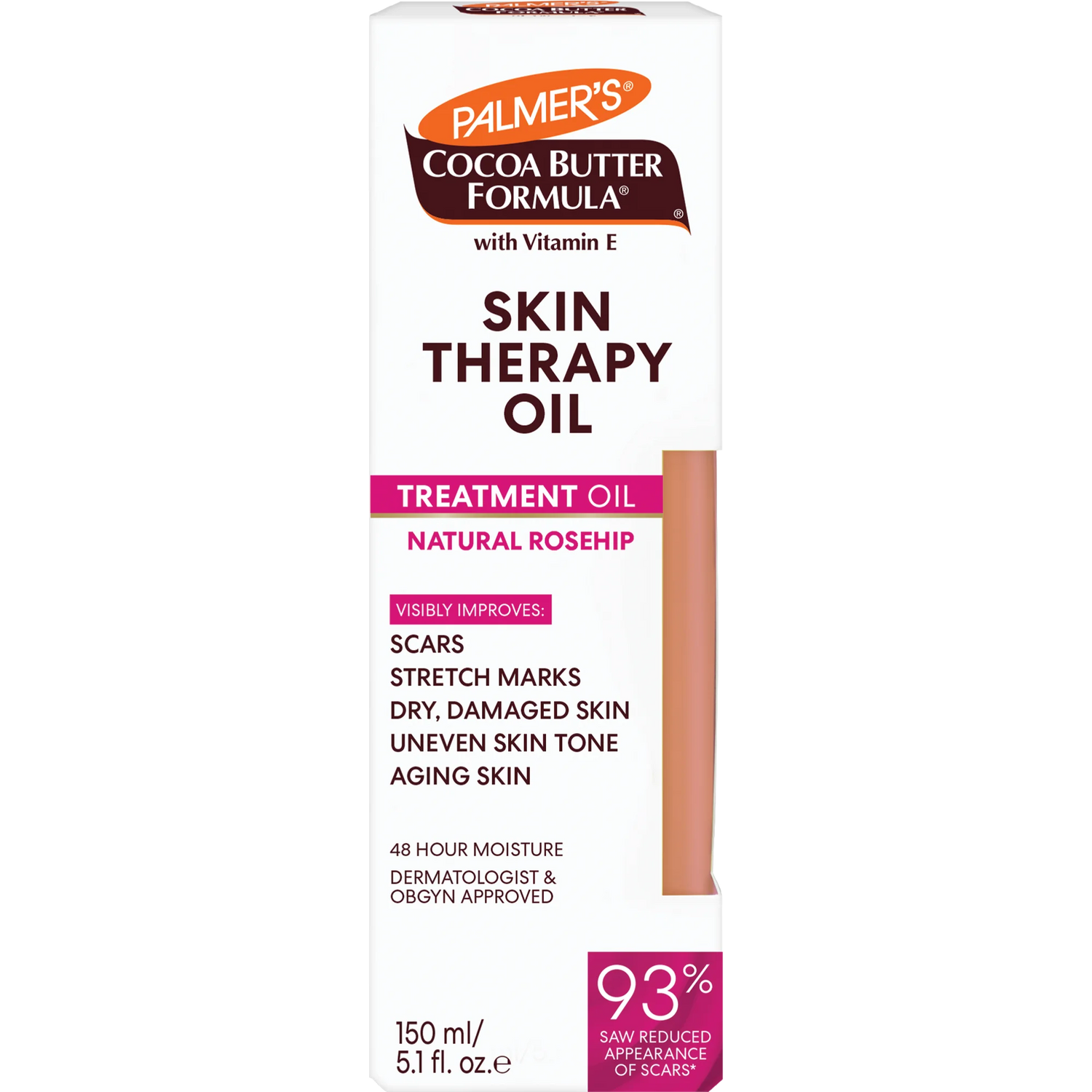  Palmer's Cocoa Butter Formula Skin Therapy Oil Rosehip packaging on a white background