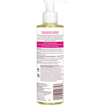 White bottle with pump and label on a white background