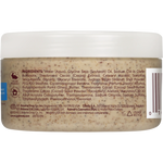 Palmer's Cocoa Body Scrub back label with ingredients and badges.