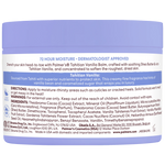 Palmer's Tahitian Vanilla Balm container with Tahitian Vanilla flavor and product details on a white background