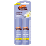 Two Palmer's Cocoa Butter Formula Tahitian Vanilla Swivel Stick packages on a white background