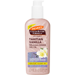 Palmer's Cocoa Butter Formula Tahitian Vanilla Shimmer Radiance Gel Oil bottle on a white background