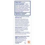 Back of a soap packaging with inactive ingredients list and contact information on a white background